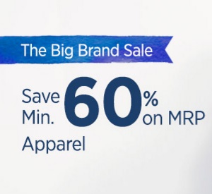 India Desire : Paytm Big Brand Sale: Minimum 40% Off + Extra Upto 60% Cashback On Branded Fashion Apparels